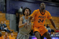 BridgeportUniversity2S6A2417.jpg 01/25/2023 - Bridgeport Mens Basketball vs Post 